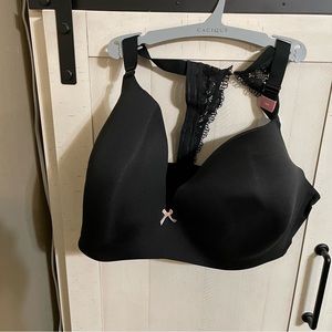 NWT Black Cacique Uplift Plunge Wire-Free Bra (40h)